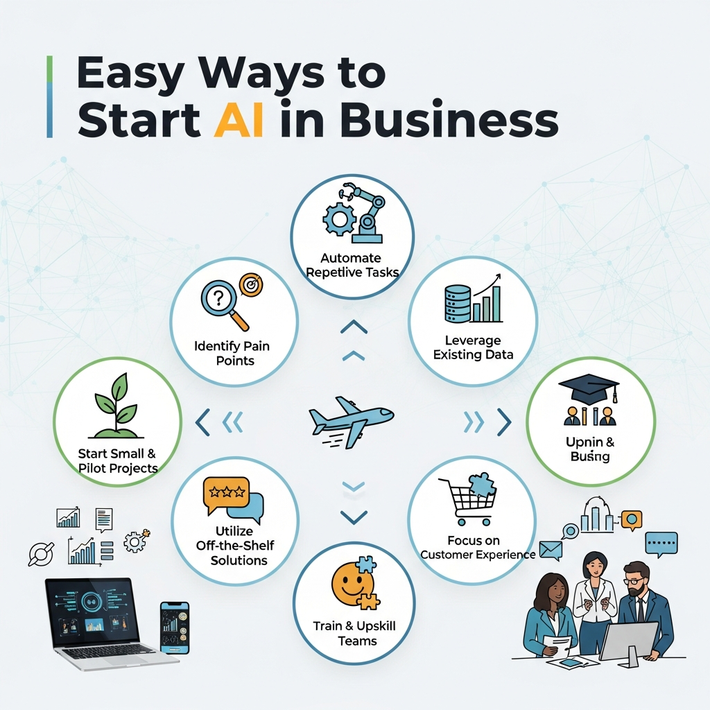 Easy ways to start AI in Business